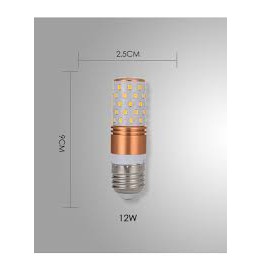 Bóng led bắp ngô đui E27 -  220V-12w - 3 màu: vàng, trắng, trung tính giá tốt