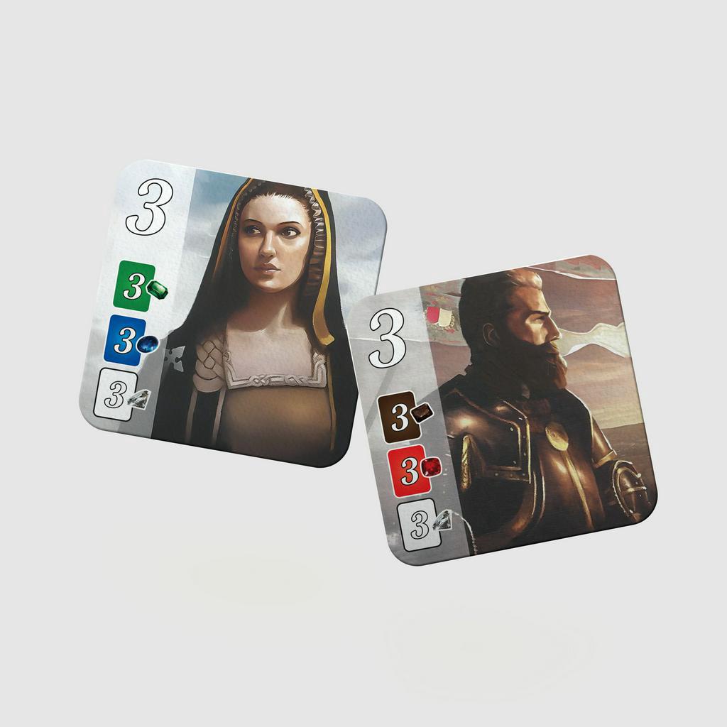 Bài Board Game Splendor Chip giấy Cứng việt hóa 100% Độc Đáo