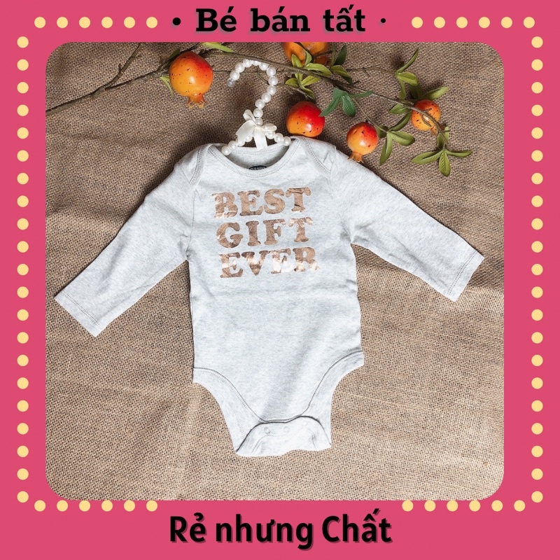 Bodysuit/Bodychip/Áo liền thân dài tay Old Navy- Best gift ever