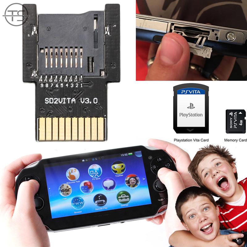 SONG SD Adapter Micro SD Adapter Card SD2VITA Black for PSV