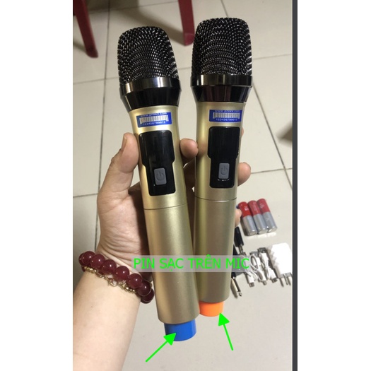 MICRO KHÔNG DÂY HÁT KARAOKE k8 W15 K8