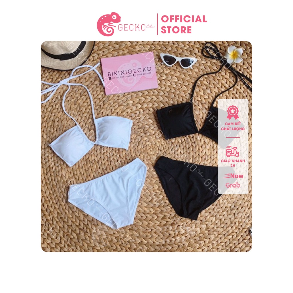 Bikini Đồ Bơi Set 3 Món Đi Biển Váy Rút GK0302 (Ảnh Thật)
