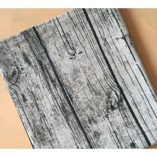 Vải canvas giả gỗ làm phông nền chụp hình trải bàn trang trí may rèm