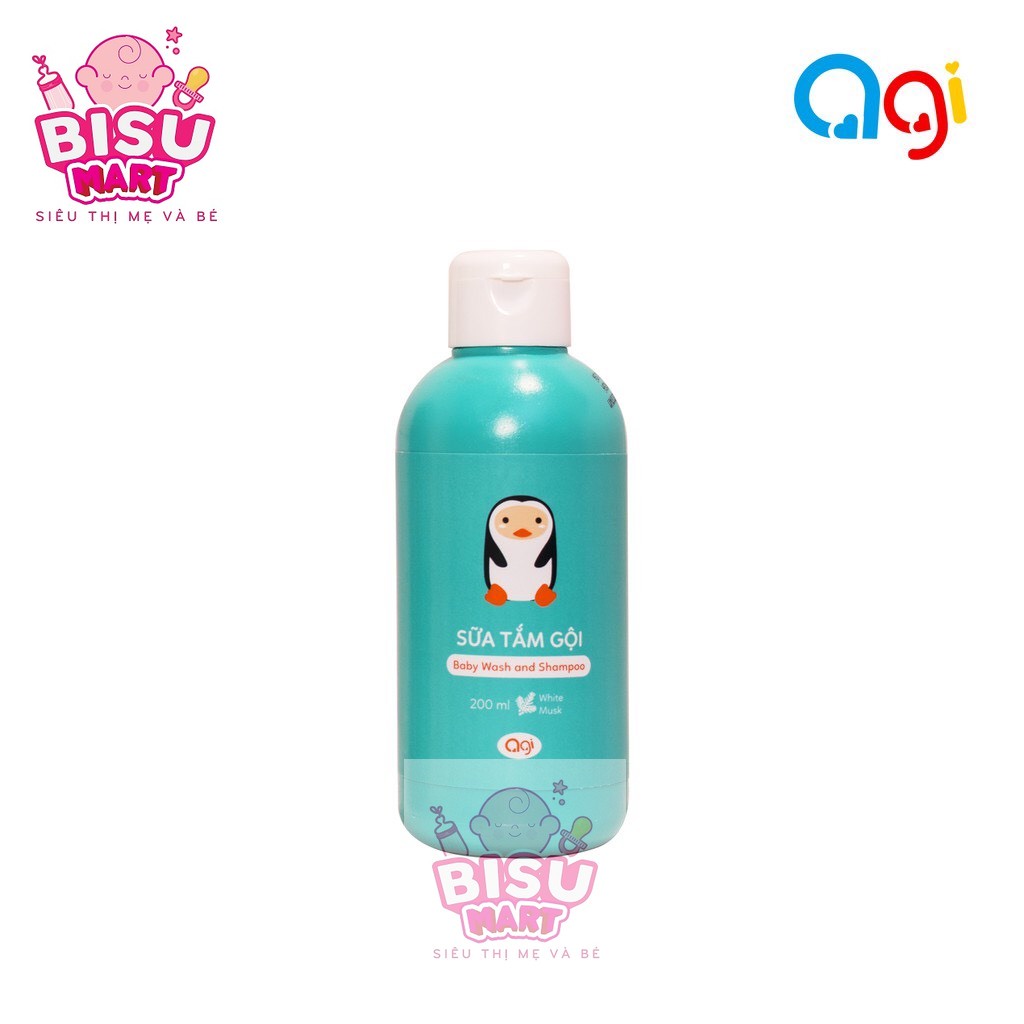 Sữa tắm gội AGI 2 in 1 cho bé 200ml