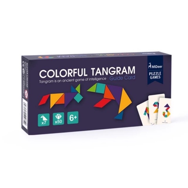 GHÉP HÌNH TƯ DUY TANGRAM MIDEER