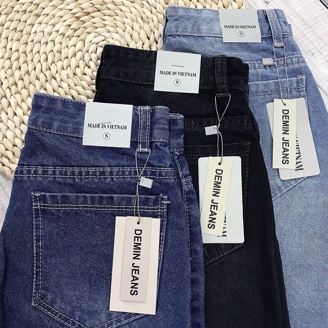 Chân Váy Jean From A basic dễ mặc dễ mix from chuẩn màu đen và xanh - váy jeans ngắn tôn vòng 3