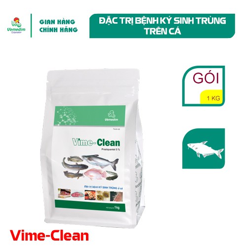Vemedim Vime-clean phòng sán lá gan, rận cá, gói 1kg