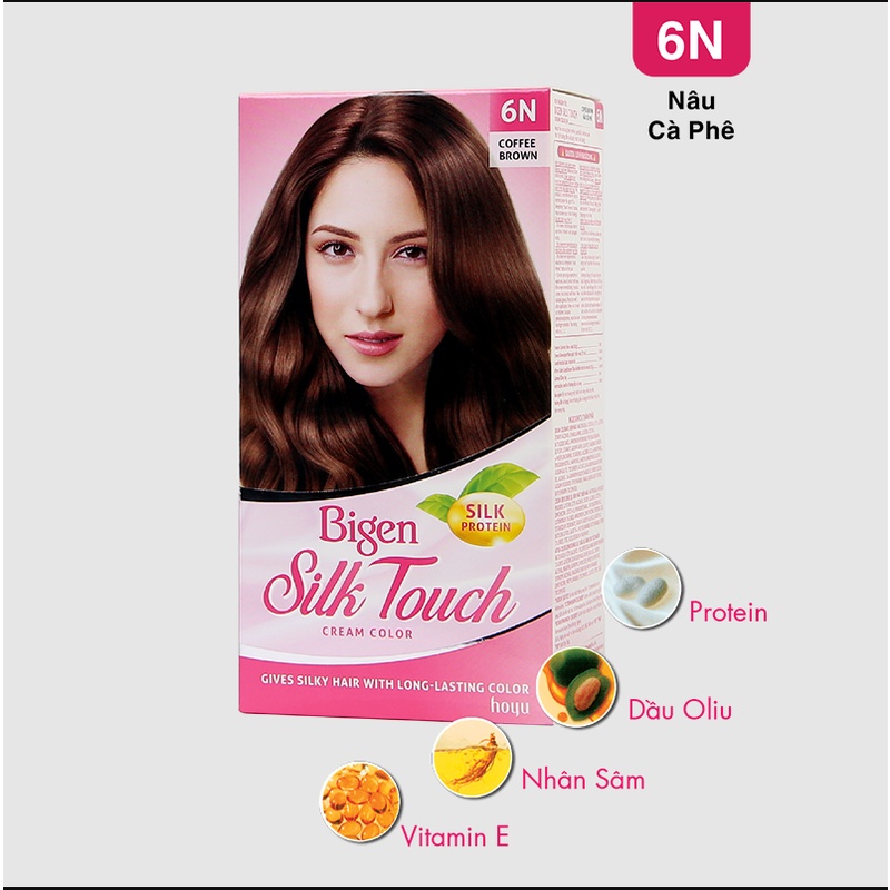 Set nhuộm BIGEN Silk Touch Cream Color nhuộm tóc tại nhà