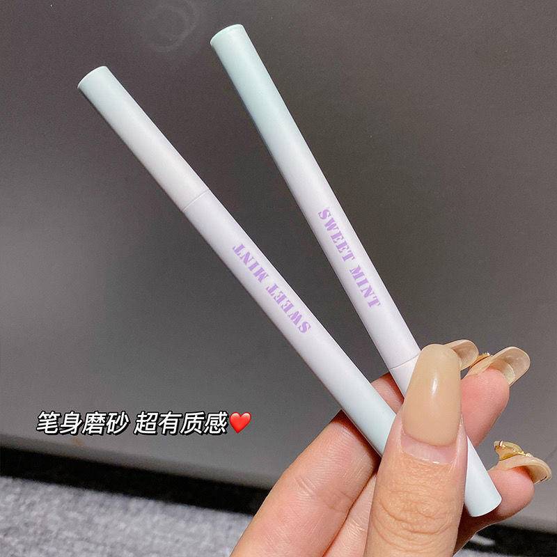 Bút Kẻ Mắt Dạng Lỏng Màu Nâu Bạc Hà Chống Thấm Nước Phong Cách Hàn Quốc Dành Cho Nữ