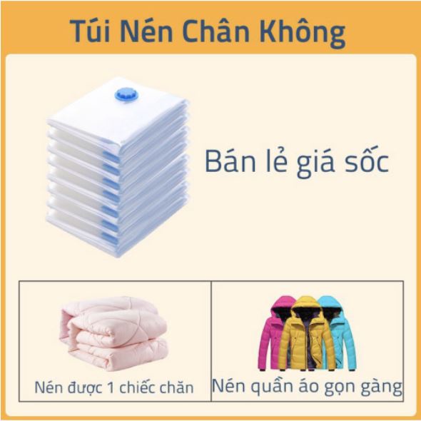 Túi hút chân không đựng quần áo có van ( Size 50x70 )