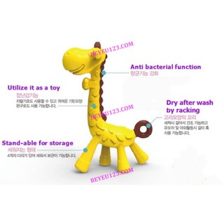 Gặm nướu hình hươu cao cổ matxa silicone mềm an toàn cho bé GB BABY (Công nghệ Hàn Quốc) -Tốt & rẻ sv Upass Ange Edison