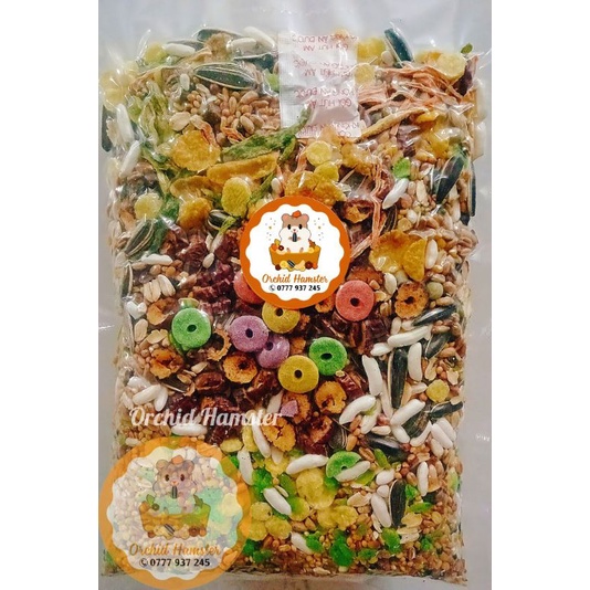 [Mã PET50K giảm Giảm 10% - Tối đa 50K đơn từ 250K] Combo 5kg Thức Ăn Phổ Thông Cho Hamster