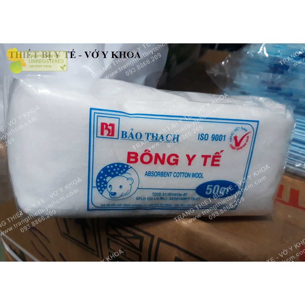 Bông Gòn Y Tế Bảo Thạch 25g - 50g - 100g