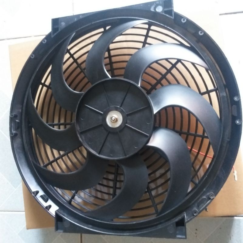 QUẠT TẢN  NHIỆT DÀN NÓNG 14"/ 12v và 24v (mô tơ dày)