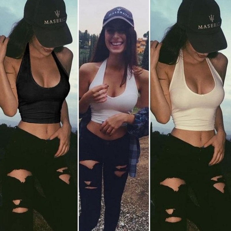 Áo Croptop sát nách thiết kế ôm sát tôn dáng