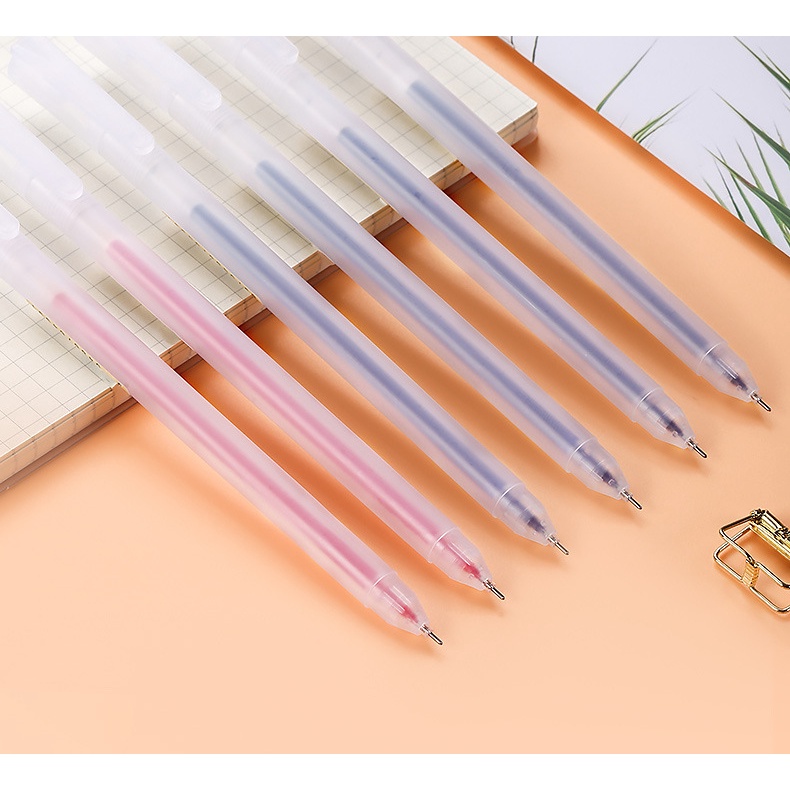 Giá Đỡ Bút Gel Màu Trắng 0.5mm Không Bẩn Tiện Dụng Cho Văn Phòng