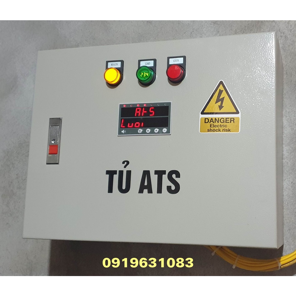 Tủ ATS có màn hình -Tự đề máy phát - 2 Năm Bảo hành - 80A