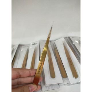 Bộ Nhíp Classic Vàng Gold (Nhíp cong + Nhíp Thẳng)