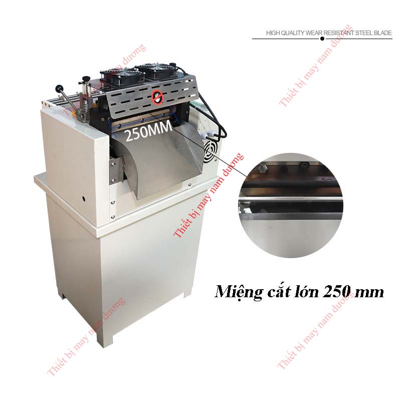 Máy cắt nhãn mác  dây viền  tự động cắt dây đai đa năng lớn dao cắt rộng 25 cm ( bảo hành 12 tháng )