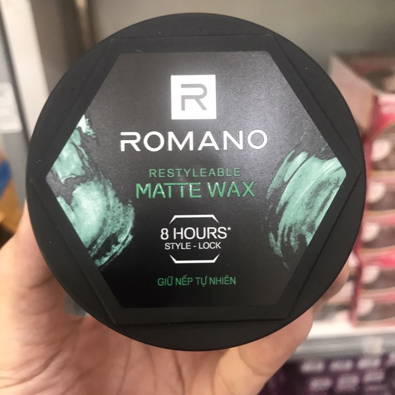 Sáp tạo kiểu tóc Romano Matte  giữ nếp siêu cứng 68g