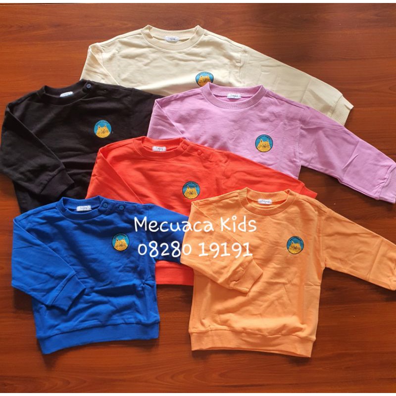 Áo nỉ da cá dài tay mềm co giãn xuất dư Hàn cho bé trai bé gái