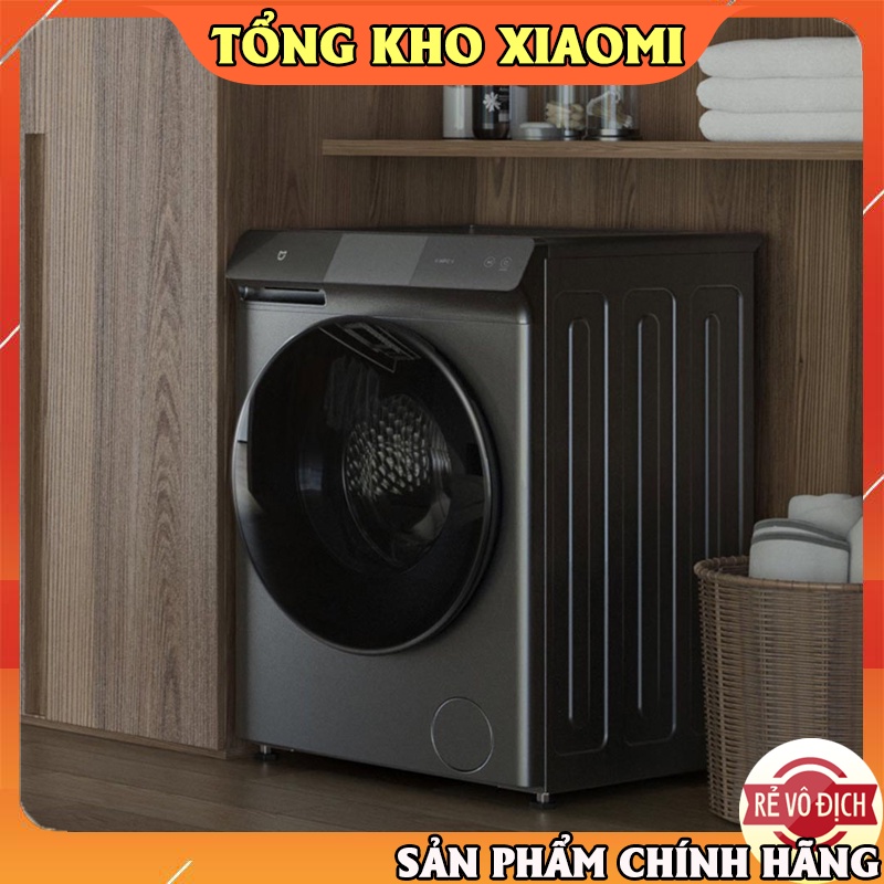 Máy giặt sấy Xiaomi mijia MJ202(truyền động trực tiếp giặt 10kg sấy 7kg) new mode 2021(có decal tiếng việt)