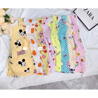 Váy lanh size nhỡ cho bé gái