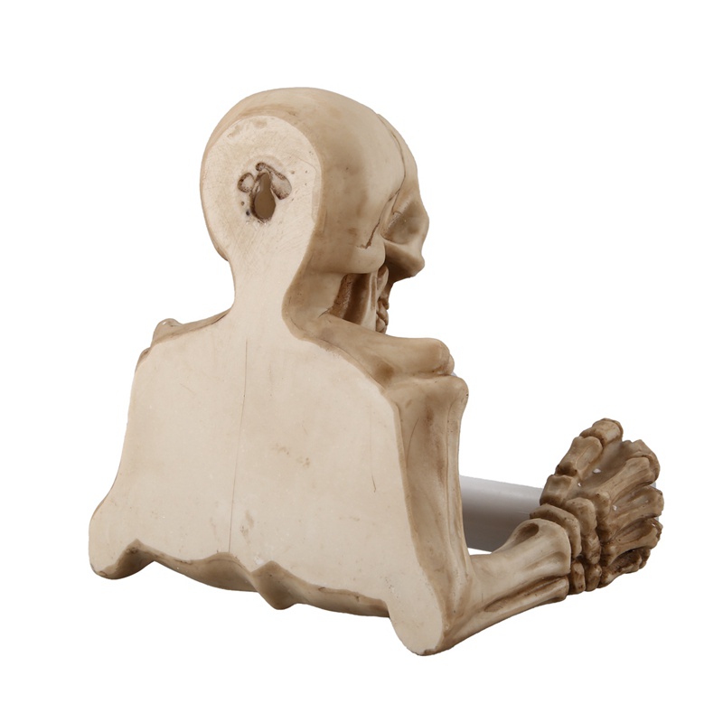 Giá Đỡ Cuộn Giấy Vệ Sinh Gắn Tường Hình Đầu Lâu Sáng Tạo