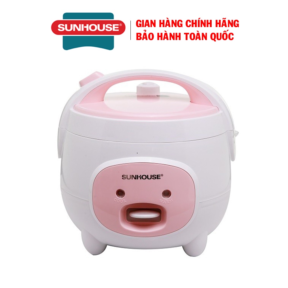 Nồi cơm điện Sunhouse SHD8217W, Công suất 500W, Dung tích 1.2 lít