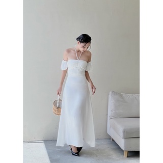 Set lụa dịu dàng July, kiểu trễ vai dịu dàng,chất lụa thoáng mát