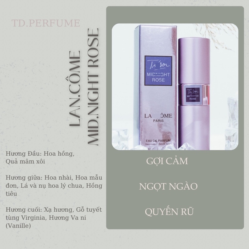 LANCOME MIDNIGHT ROSE - Nước hoa mini 20ml