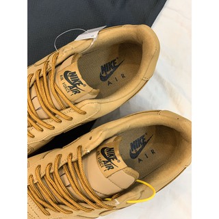 Giày NIKE AIr force 1 nâu da
