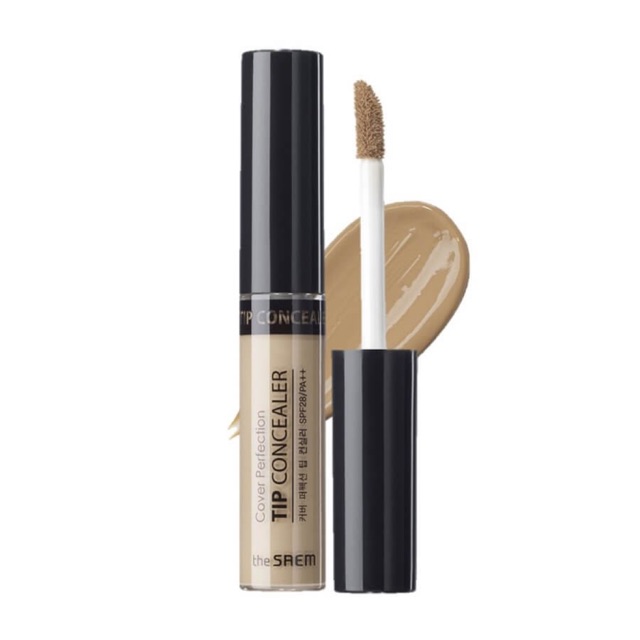 Kem Che Khuyết Điểm The Saem Cover Perfection Tip Concealer