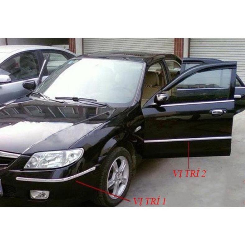 Nẹp Viền Mạ Crom Trang Trí Viền Chân Kính Chống Trầy Xước