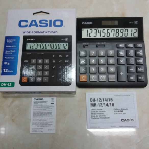 Máy Tính Xách Tay Casio DH-12 12 Số Tiện Lợi DH-12