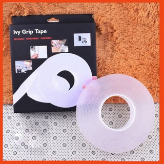 Băng Dính Silicon 2 Mặt Trong Suốt Home Siêu Dính Như Keo 502, Chịu Nhiệt Tốt, Có Thể Tái Sử Dụng