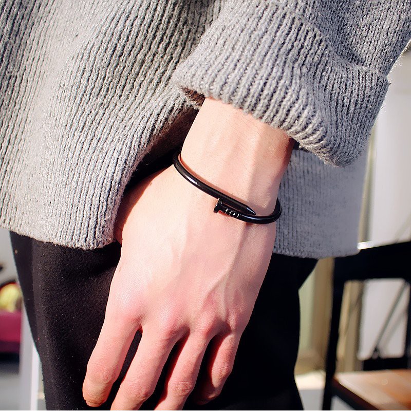 Vòng tay đinh uốn nam nữ unisex cá tính