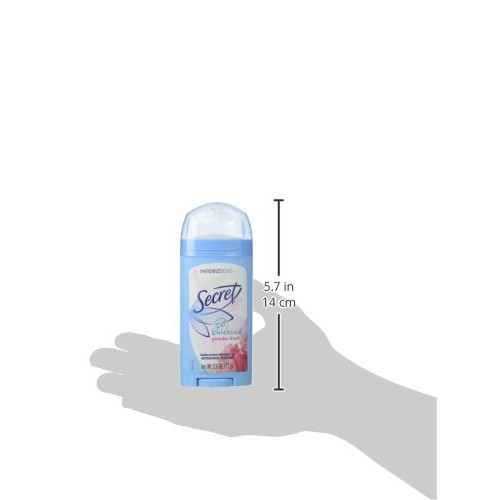 Lăn khử mùi nữ dạng sáp Secret Invisible Solid Antiperspirant &amp; Deodorant Powder Fresh Scent 73g (Mỹ)