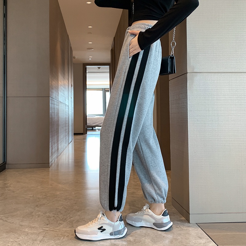 NRVP Quần Thể Thao Ống Rộng Phong Cách Thời Trang Hàn Quốc Dành Cho Nam Và Nữ