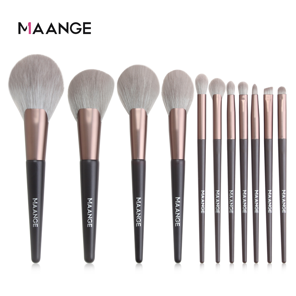 Bộ 11 Cọ Trang Điểm MAANGE Lông Nylon Mềm Mại
