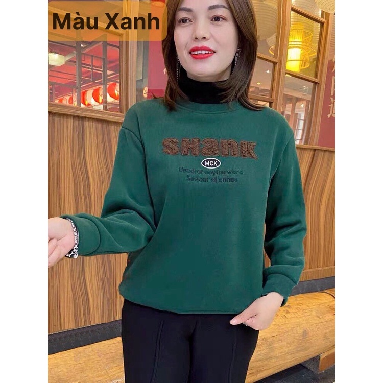 Áo Nỉ Bông Nhật Cao Cấp - 2 lớp cổ áo dữ ấm vùng cổ