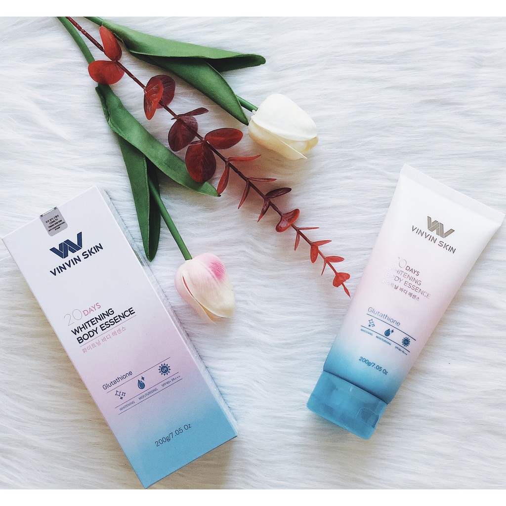 BỘ ĐÔI TRẮNG DA TOÀN THÂN [Sữa Tắm và Kem Body] VinVin Skin - Trắng, hồng tự nhiên | BigBuy360 - bigbuy360.vn