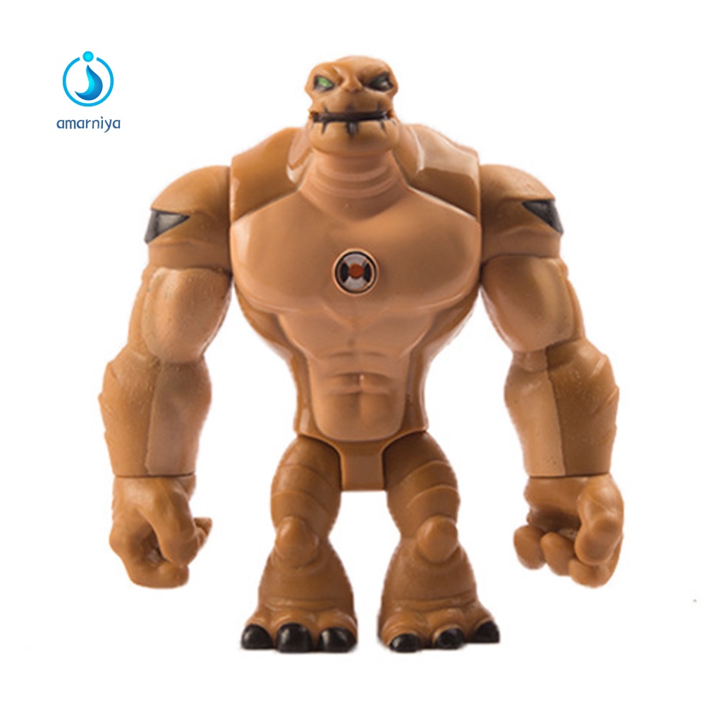 Bộ 11 mô hình nhân vật phim Ben 10 Heatblast Humongousaur bằng PVC