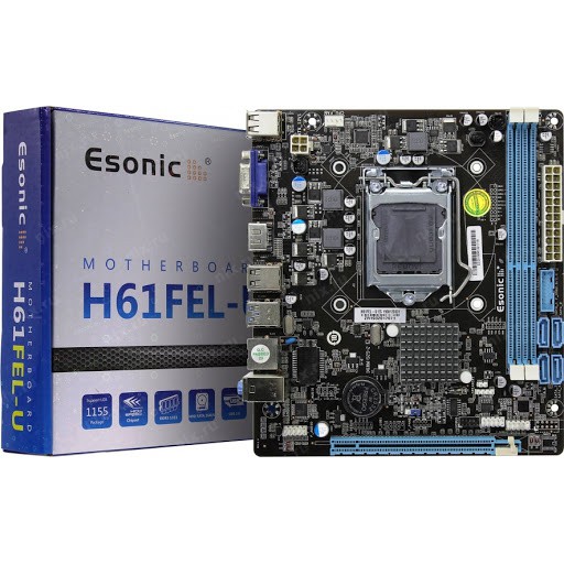 Bo Mạch Chủ Mainboard H61 Esonic Socket 1155 bảo hành 24 tháng