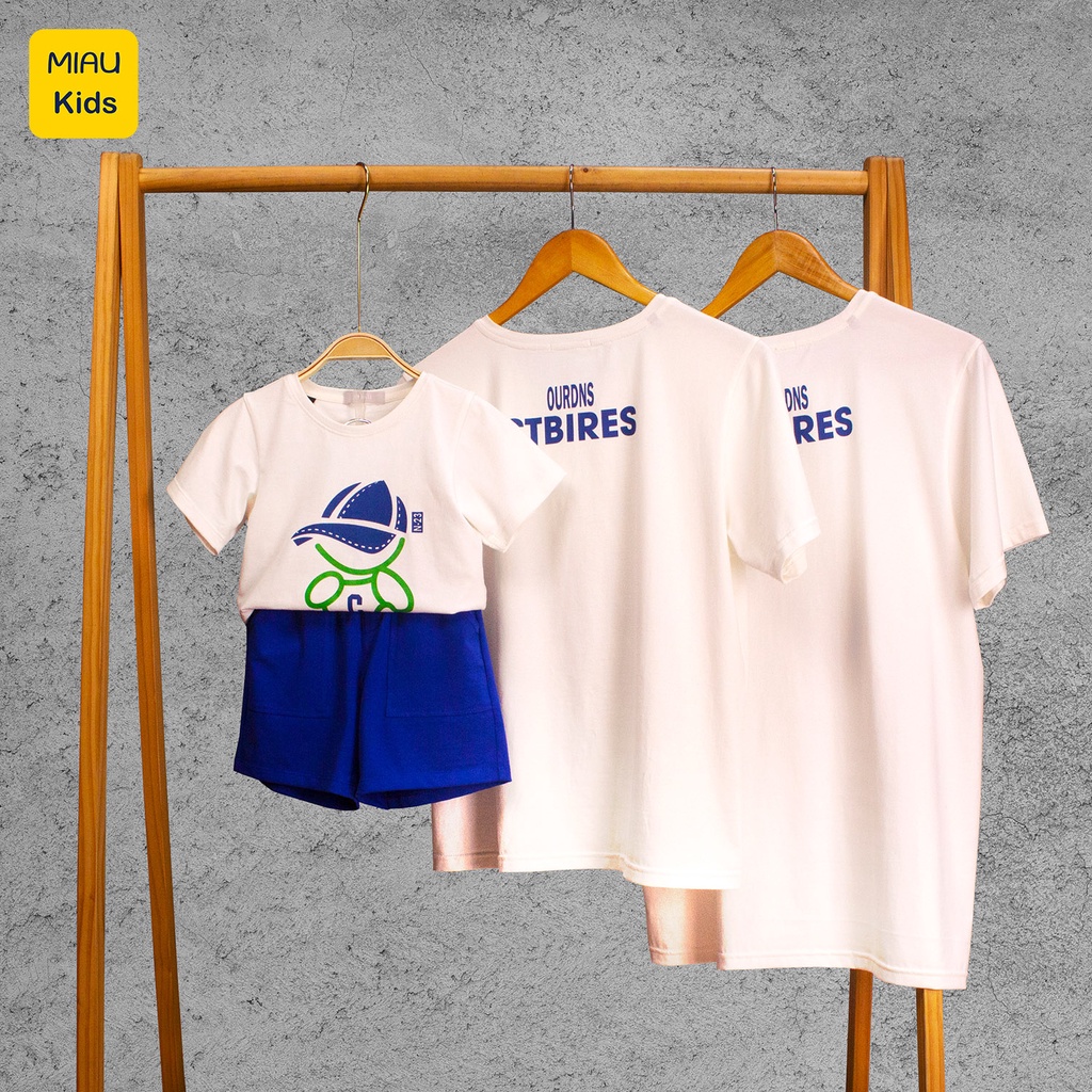 Áo Gia Đình, Đồng Phục Gia Đình, Đồ Đôi Couple Họa Tiết Gấu Cực Dễ Thương, Chất Thun Cotton Thoáng Mát cả nhà yêu thương