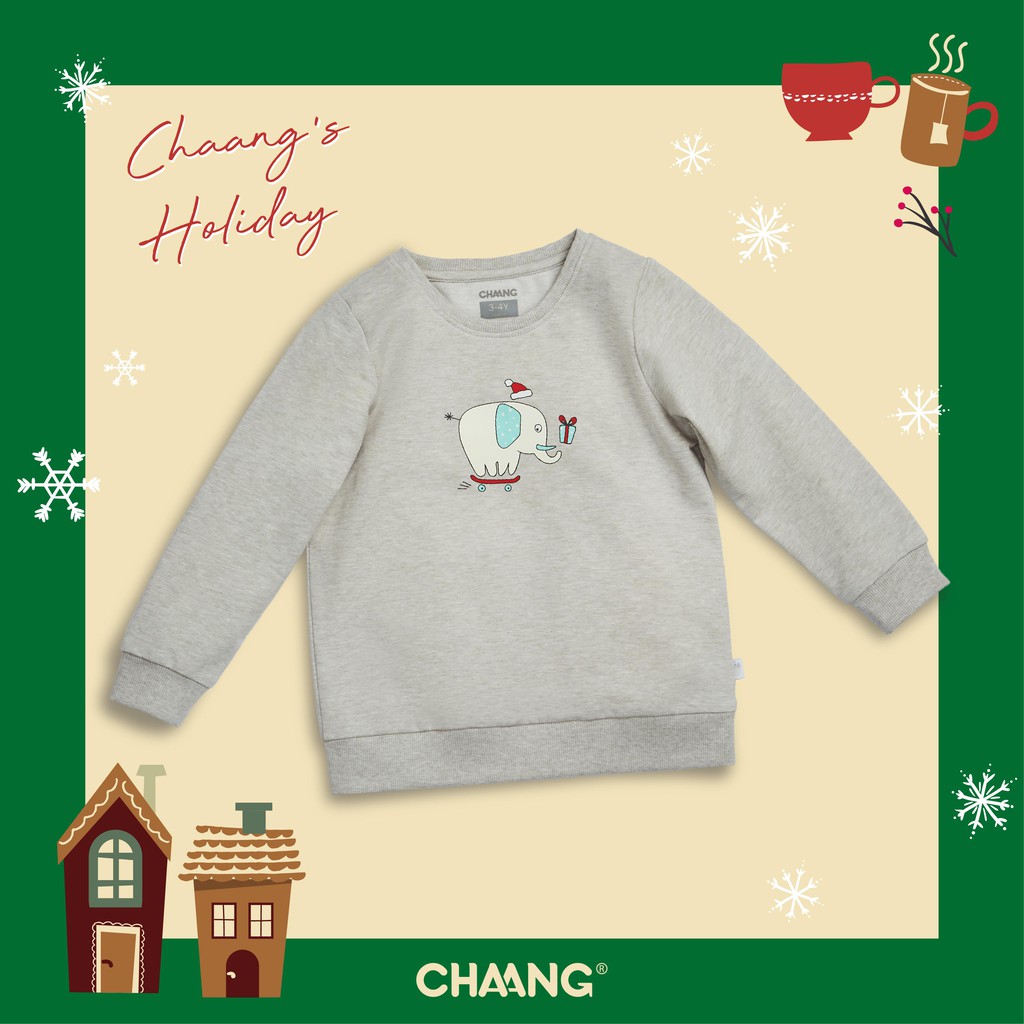 [Chaang kids] Áo lẻ Chaang họa tiết Noel cực xinh size từ 1-6Y