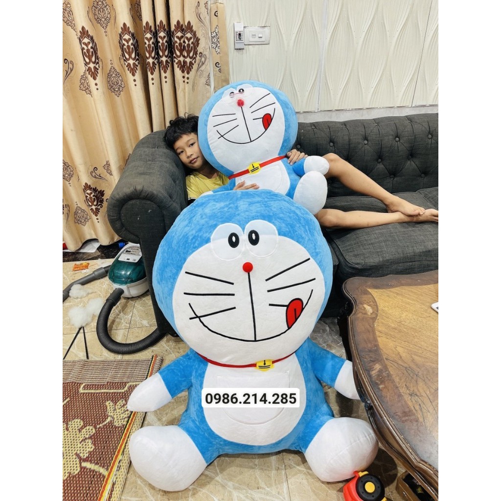 Gấu bông Doraemon 5 kiểu biểu cảm kích thước 65cm, Gấu Cực To, Gấu Nhồi Bông, Gối Nhồi Bông Đoremon dễ
