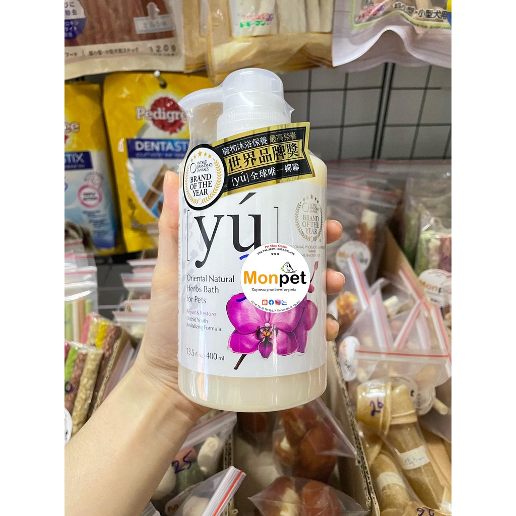 Sữa Tắm YU Spa Cho Chó Mèo Thơm Lâu 400ml