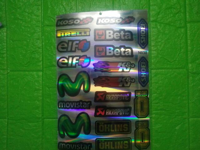 Bộ tem phản quang Movistar