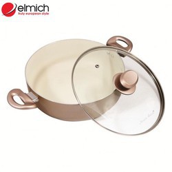 Nồi lẩu chống dính vân đá Smartcook Elmich SM-5552KMB size 26cm